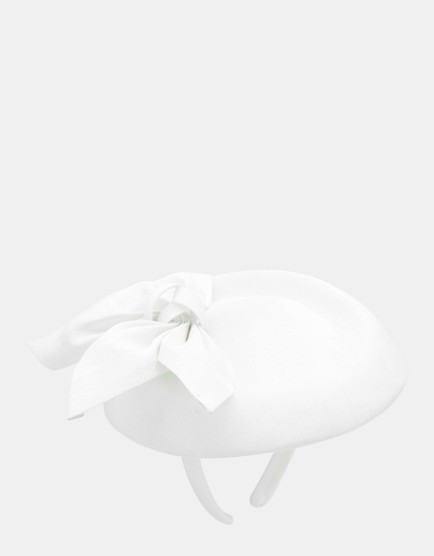 Morgan & Taylor - Florence Fascinator in White
