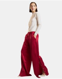 Cynthia Rowley - Wide Leg Snap Pants