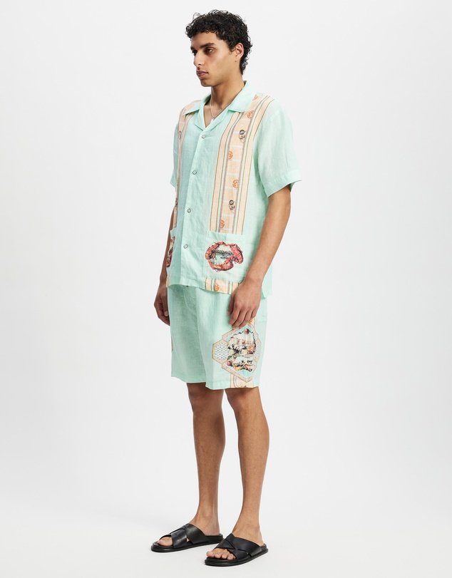 Camilla - Short Sleeve Cabana Shirt