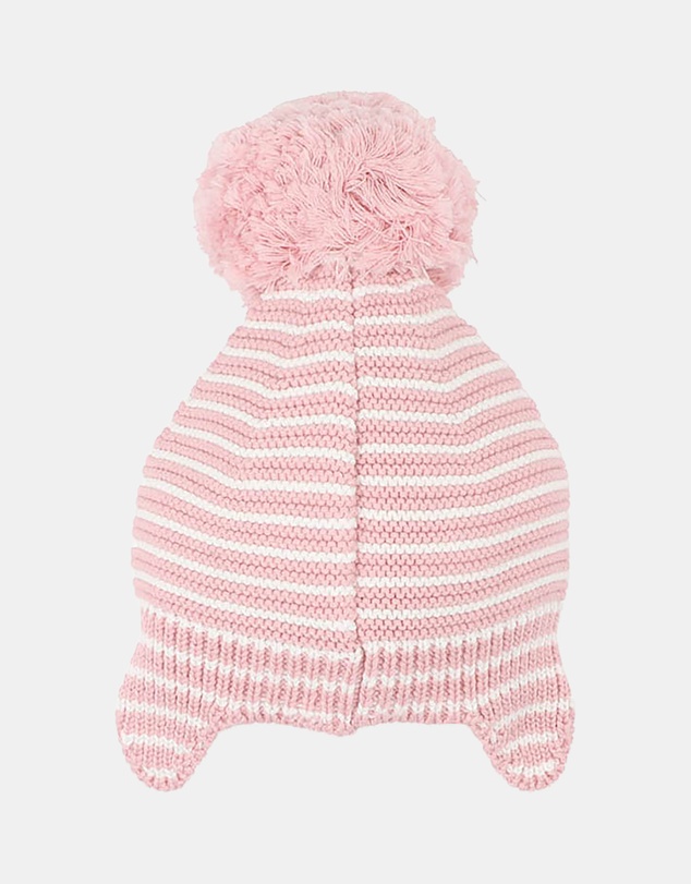 Bebe by Minihaha - Fern Stripe Organic Knitted Beanie - Babies-Kids