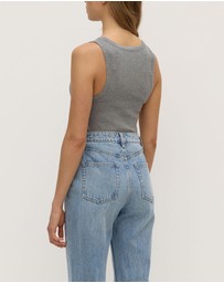 Assembly Label - Robyn Scoop Neck Rib Tank