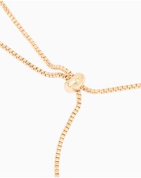 Lovisa - Gold Cubic Zirconia Round Toggle Bracelet