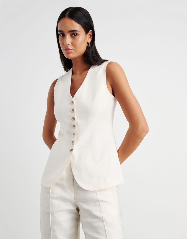 Jag - Kayla Linen Vest