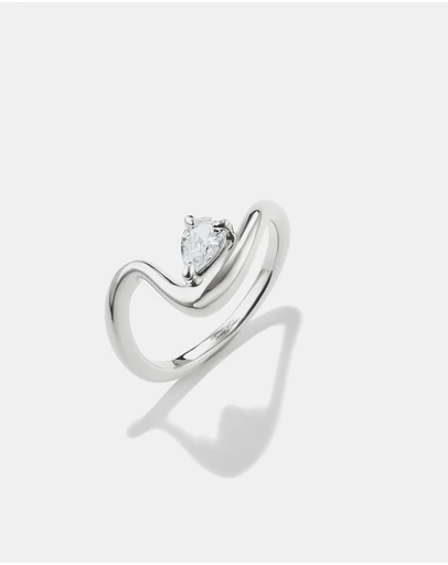 THOMAS SABO - THOMAS SABO Ring with zirconia in teardrop shape