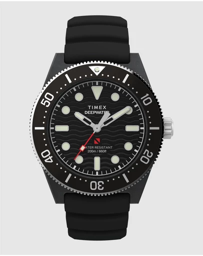 TIMEX - Deepwater Reef 200 43mm Synthetic Rubber Strap Watch