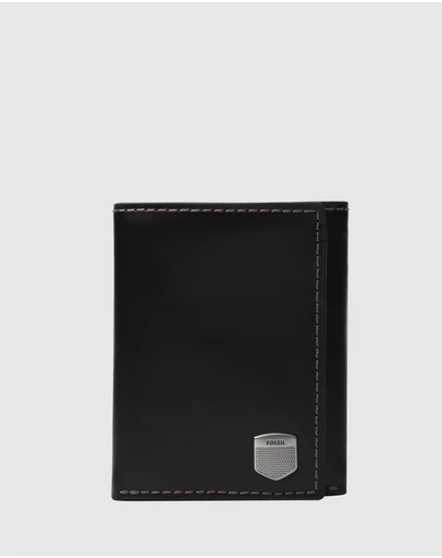 Fossil - Hayes Black Wallet
