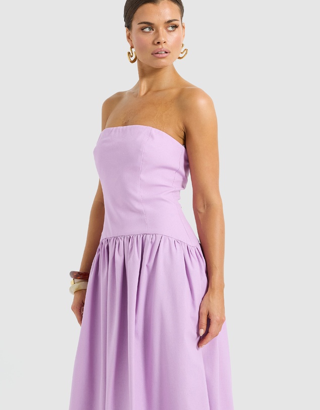 Pasduchas - Vera Strapless Midi Dress