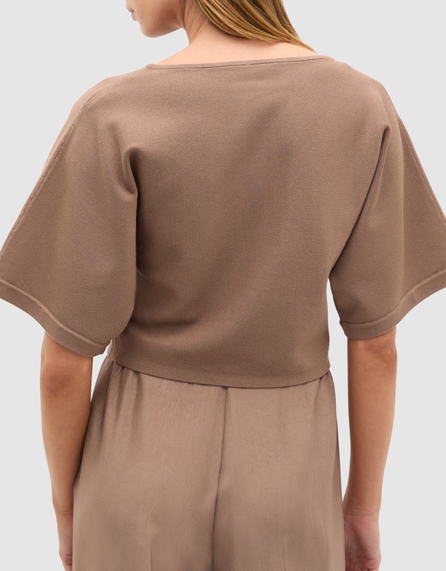 Seed Heritage - Compact Crepe Knit Top