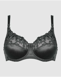 Naturana - Embroidered Underwired Balconette Bra