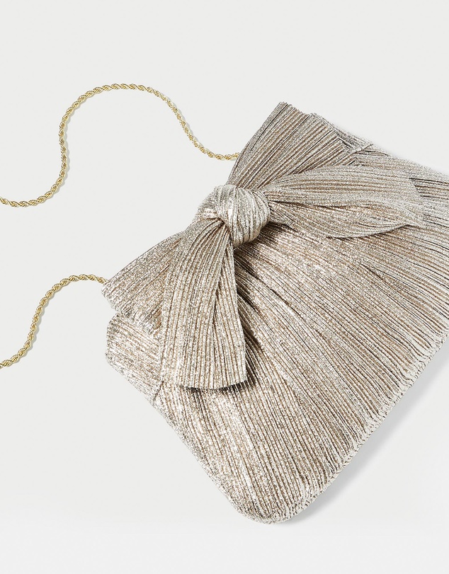 Loeffler Randall - Rayne Pleated Frame Clutch with Bow