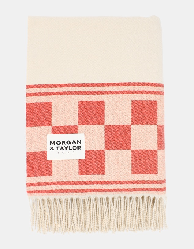Morgan & Taylor - Peiskos Throw Blanket in Beige