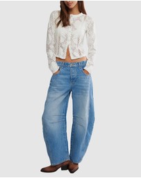 Free People - Good Luck Mid Rise Barrel Jeans