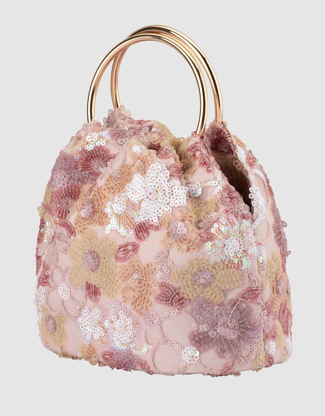 Olga Berg - Alfie Floral Sequin Bag