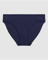 Lauren by Ralph Lauren - Cotton & Lace French Cut Bikini Brief