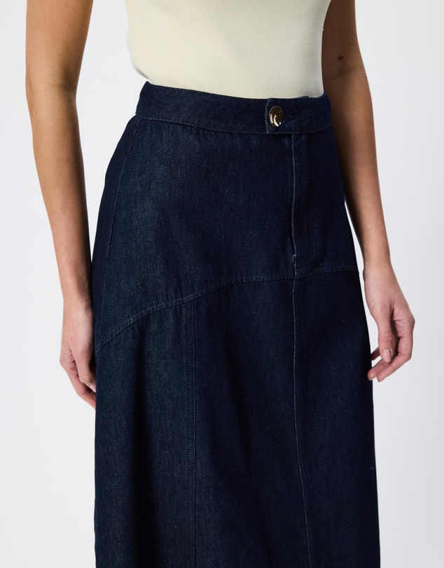 Tussah - Tenley Chambray Midi Skirt