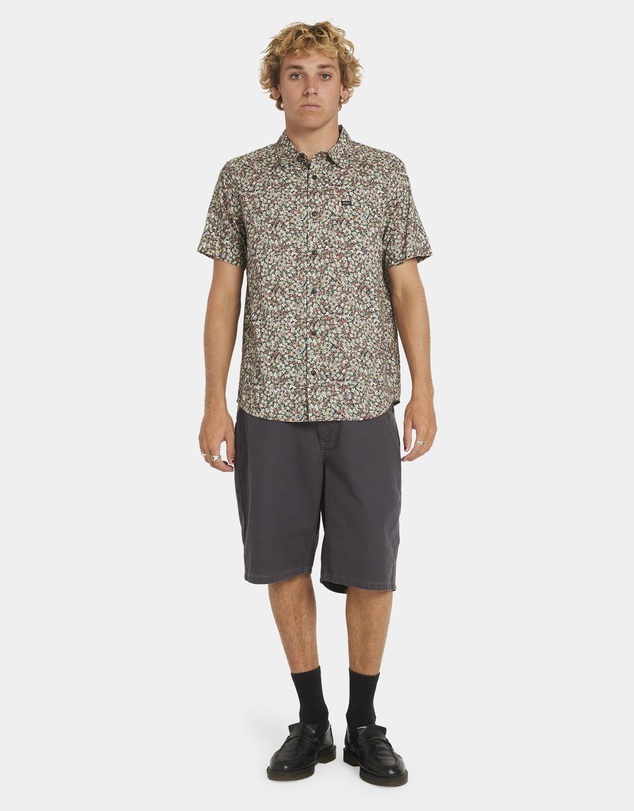 RVCA - Mens Heavy Bloom Short Sleeve Shirt