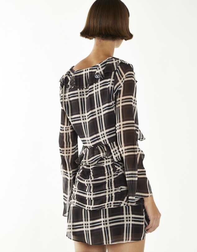 Glamorous - Ruched Tie Mini Skirt
