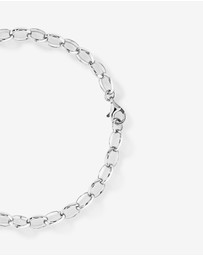 Michael Hill - Cubic Zirconia Pave Heart Belcher Bracelet in Sterling Silver