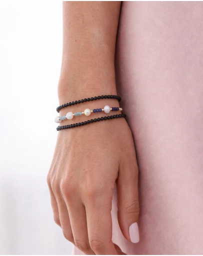 Miz Casa and Co - Crystal Beaded Bracelet Stack