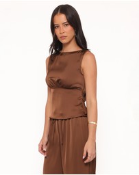 Petal & Pup - Wynn Top - Chocolate