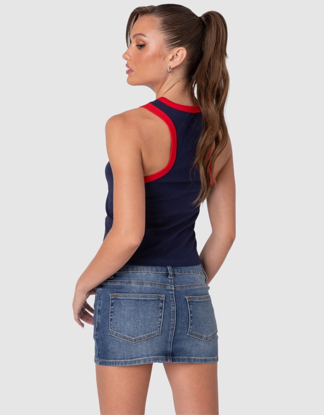 EDIKTED - London Girl Contrast Tank Top