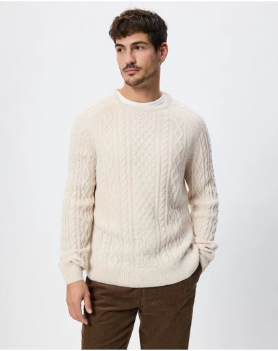 Rhythm - Mohair Fishermans Knit