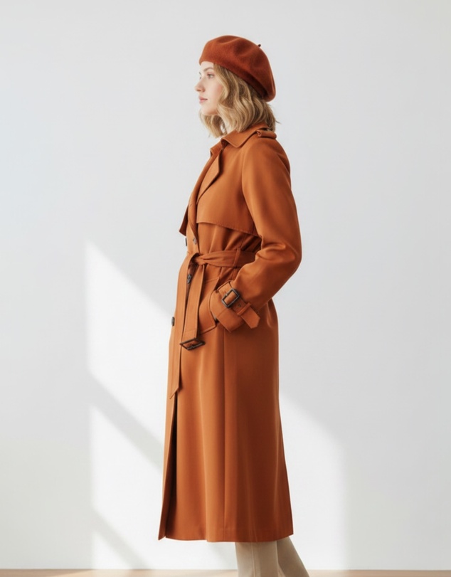 Mossée - Avira Button Front Trench Coat
