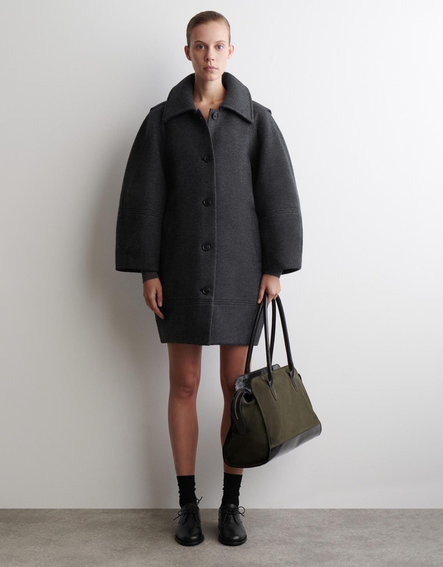 COS - Sculpted Wool-Blend Coat