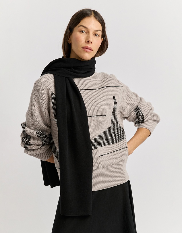 Toorallie - Fine Rib Scarf