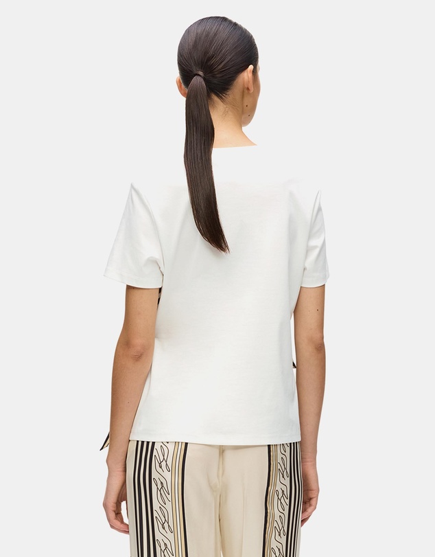 Karl Lagerfeld - Scarf Print T-Shirt
