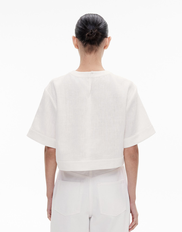 Witchery - Linen Crop Popover