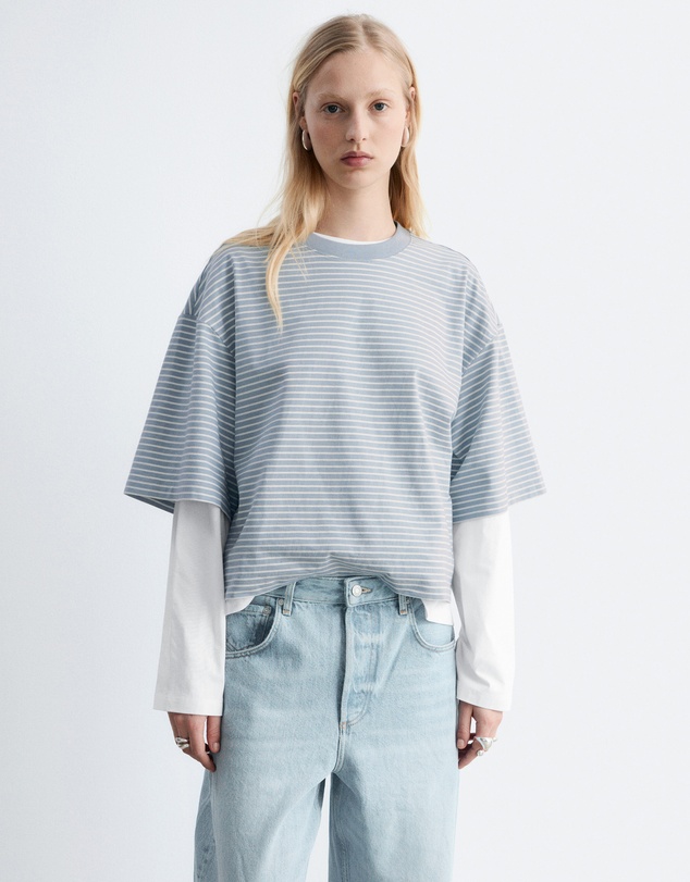 & Other Stories - Oversized Striped Cotton T-Shirt