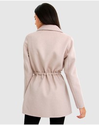 Belle & Bloom - Electric Feel Drawstring Coat