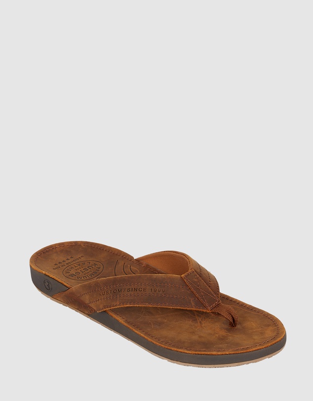 Kustom - Mens Cruiser Leather Thongs