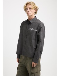 Black Noise White Rain - El Porter Long Sleeve Shirt