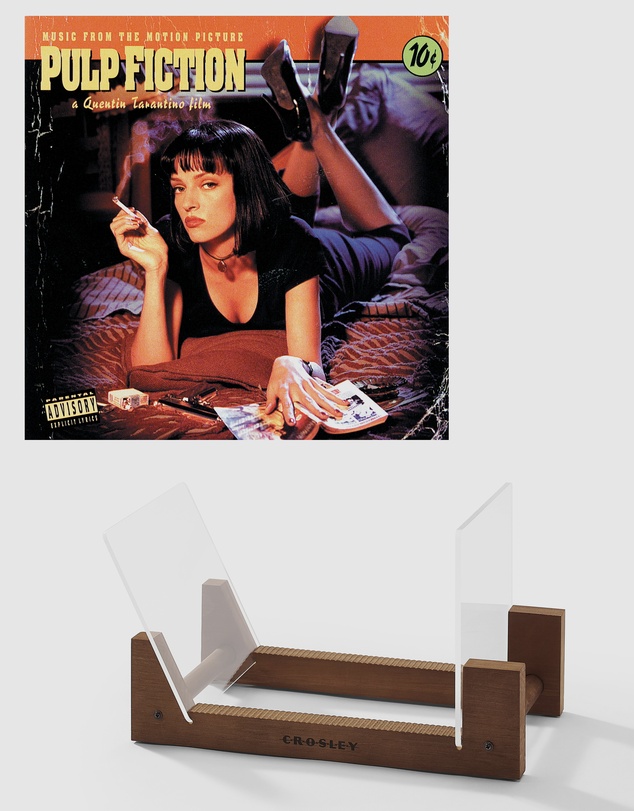Universal Music - Various Artists Pulp Fiction - Vinyl Album & Crosley Record Storage Display Stand