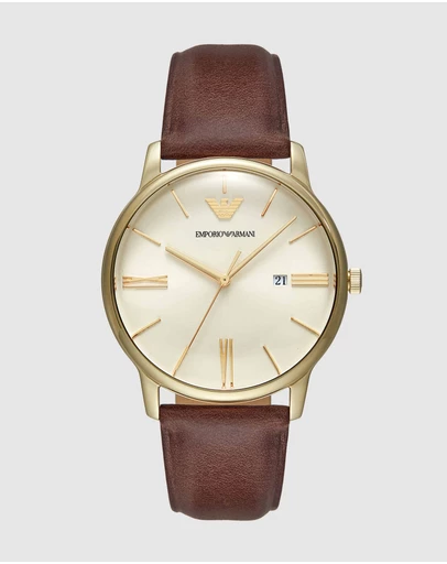 Emporio Armani - Brown Analogue Watch