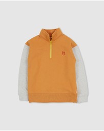 Olive & The Captain - Marigold Cosy Block Zip Jumper- Updated Fit