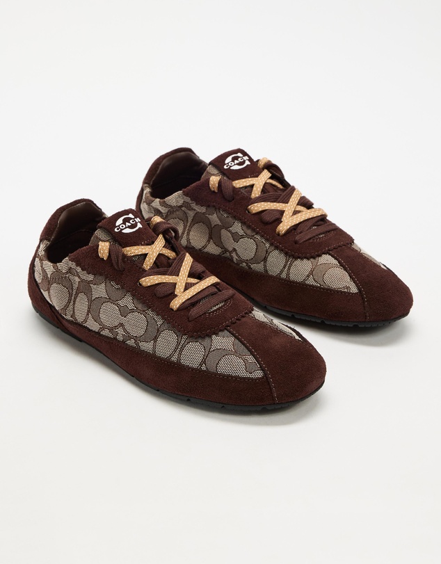 Coach - Coach Soft Sneaker With Signature Jacquard