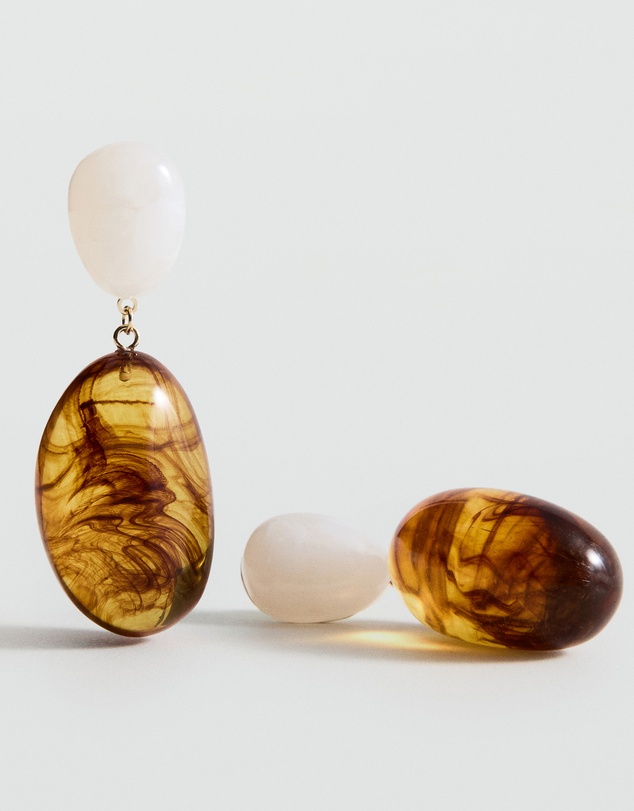 M.N.G - Mixed Pendant Earrings