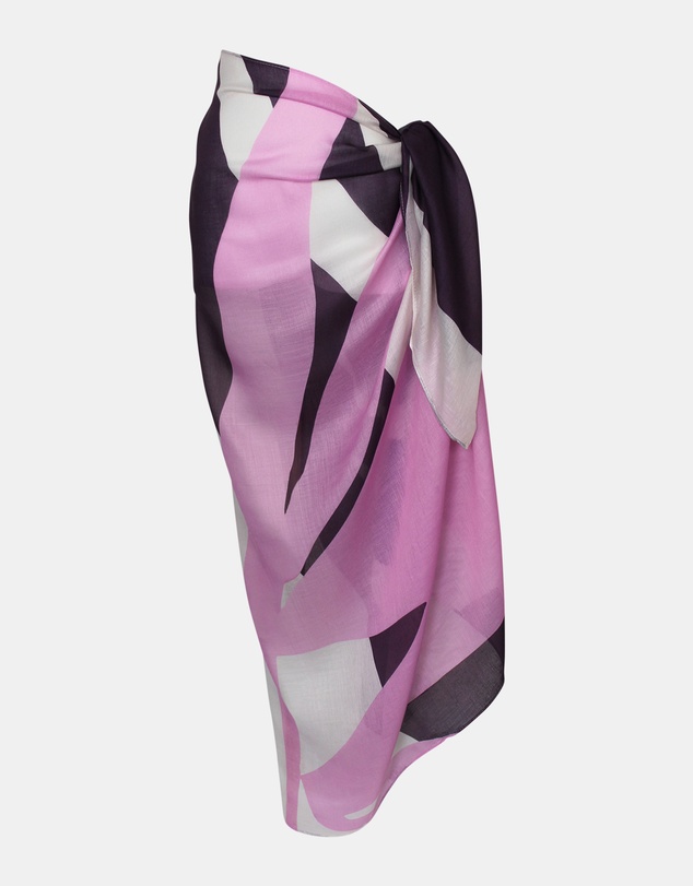Morgan & Taylor - Fern Beach Sarong in Purple & Pink