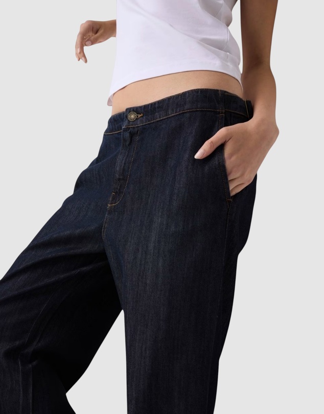 GUESS Jeans - GUESS JEANS Low-Rise Extra Wide Leg Chino Jeans