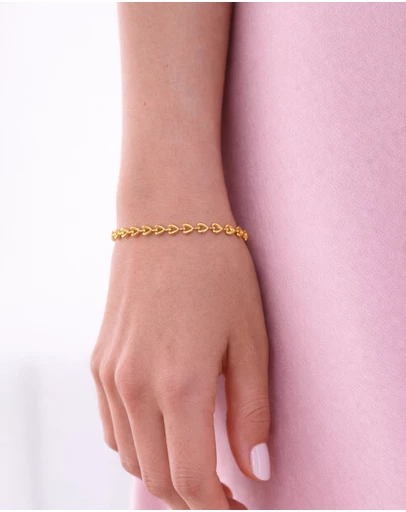 Miz Casa and Co - Heart Chain Bracelet