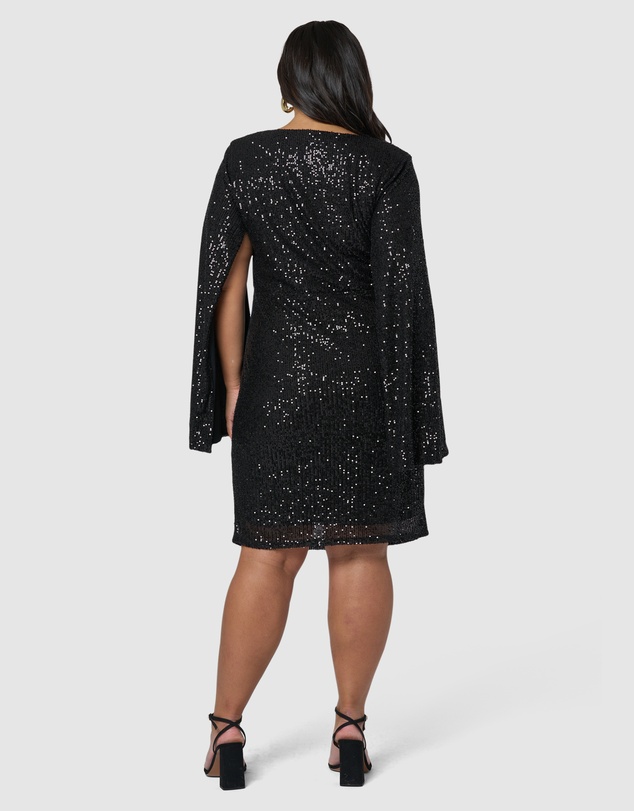 Pink Dusk by Curve Project - One Time Sequin Mini Dress