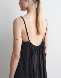 COS - Square-Neck Strappy Jersey Dress