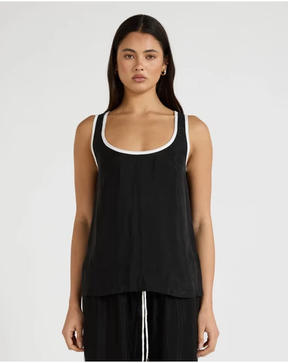 All Fenix - Cupro Contrast Tank
