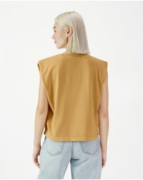 American Apparel - Heavyweight Garment Dyed Women's Muscle T-Shirt