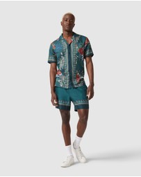 Politix - Panel Print Elasticated Shorts