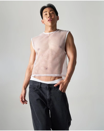 TEAMM8 - Edge Net Muscle Tank