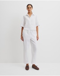 Country Road - Organically Grown Linen Boxy Fit Shirt